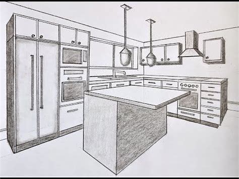 Kitchen Design Drawing Easy Draw It Out