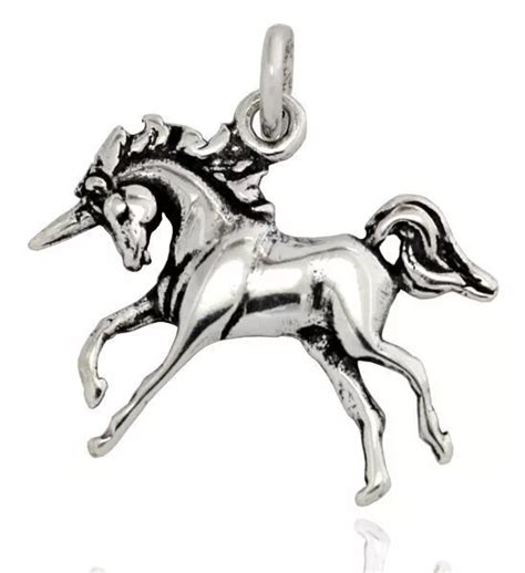 La Letzte Unicornio Colgante Er Plata S Mbolo Joya Nuevo Eur