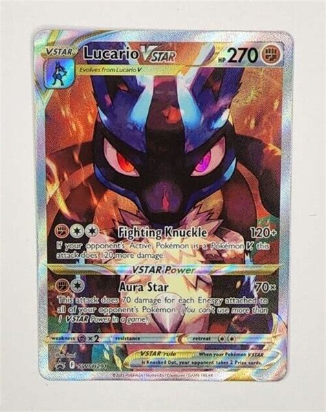 Mavin Pokemon Lucario VSTAR SWSH291 Crown Zenith Elite Trainer Box