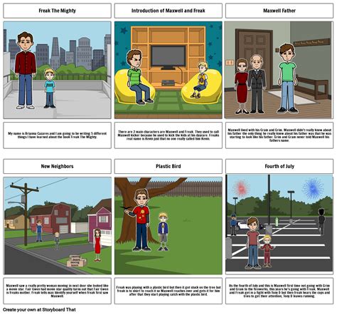 Freak The Mighty Storyboard Por 3950e8ac