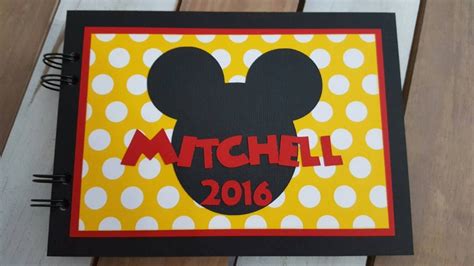 Personalized Disney Autograph Book Etsy