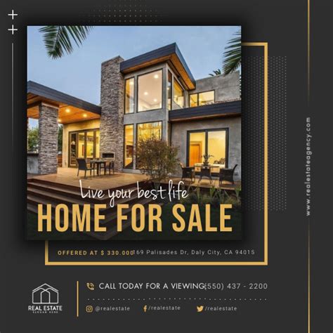 Create Free Real Estate Ads Postermywall