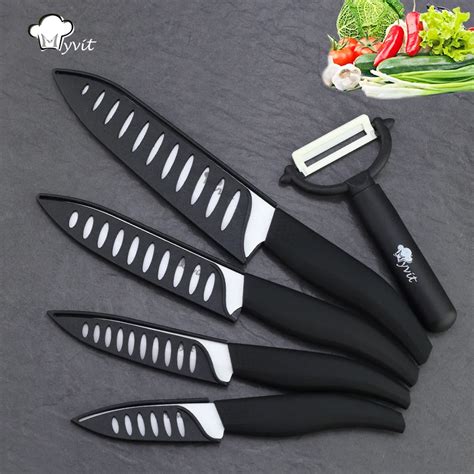 Kitchen Ceramic Knives Chef Knife Inch Peeler Set Paring