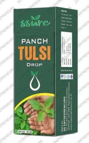 Drops Panch Tulsi Drop Packaging Type Bottle Packaging Size 30 Ml