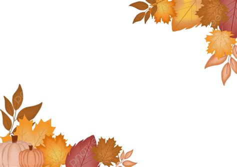 Thanksgiving Pumpkin Border, Thanksgiving, Pumpkins, Borders PNG ...