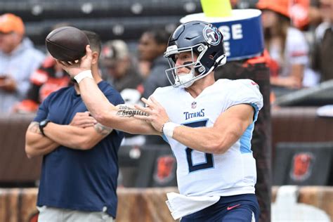 Titans Rule Out Qb Ryan Tannehill Vs Falcons Malik Willis Will Levis