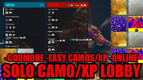 New Xp Camo Lobby Glitch Mw Lobby Glitch Online Godmode Mw