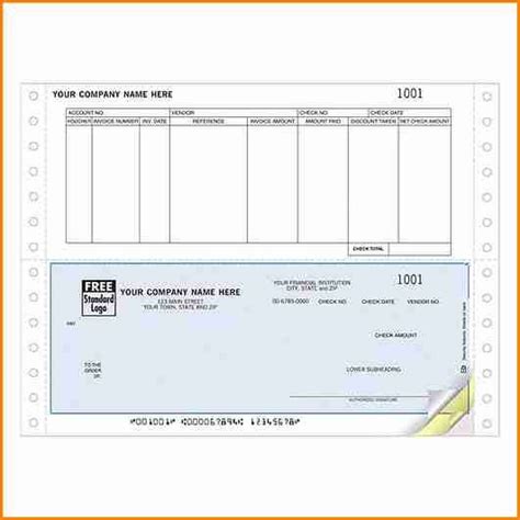 Payroll Check Printing Template Aslsoul