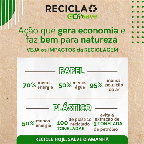 Benef Cios De Reciclar Recicla Ecosave