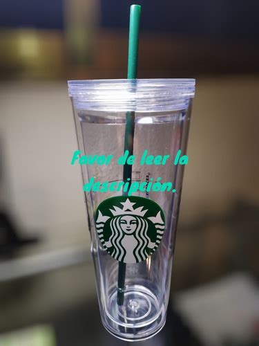 Vaso Termo Tipo Starbucks Plástico Transparente Venti Meses sin intereses