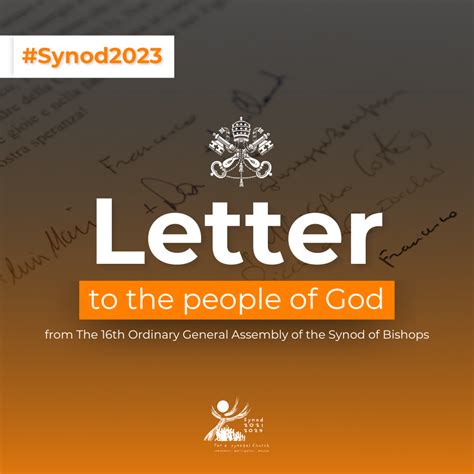 Letter Of The Xvi Ordinary General Assembly Of The Synod Of Bishops To