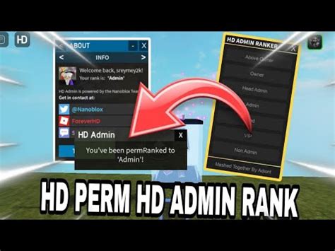 Fe Roblox Hd Perm Owner Rank Get Admin Script Gui Hydrogen Fluxus