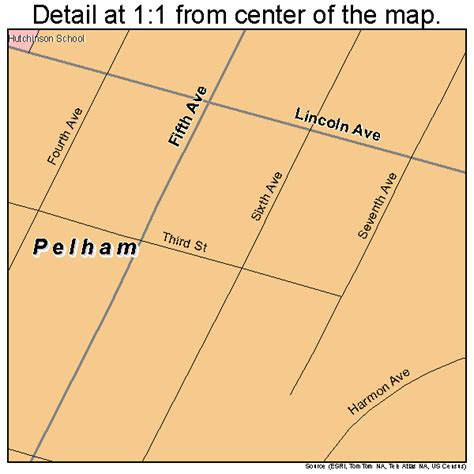 Pelham New York Street Map 3657001