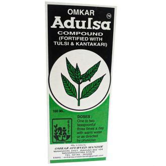 Buy Omkar Adulsa Compound Fortified With Tulsi Kantakati Ml