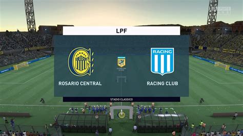 FIFA 22 Rosario Central Vs Racing Club LPF Gameplay YouTube