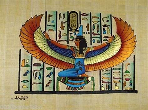 100 Authentic Egyptian Original Hand Painted Painting Papyrus Paper