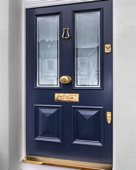 Victorian Styled Front Door With Brass Ironmongery Front Door Design