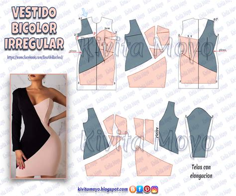 54 Ideas De Patrones De Vestido De Costura En 2021 88F