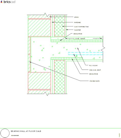 Exterior Loadbearing Walls AIA CAD Details Zipped Into WinZip Format