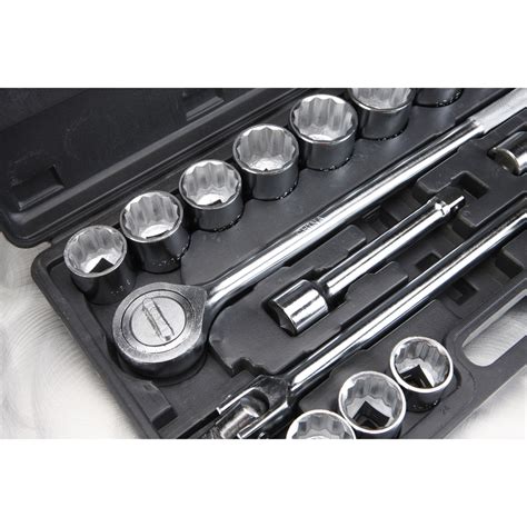 Sae 3 4 Jumbo Socket Set 20 Piece