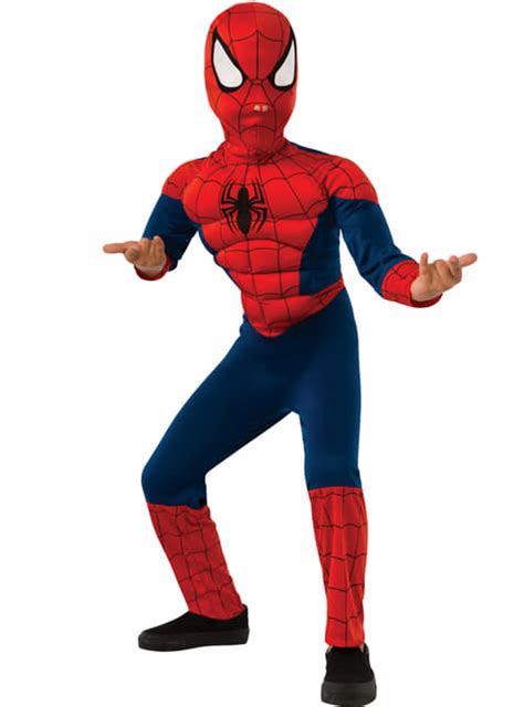 Disfraz de Spiderman musculoso Premium para niño Entrega 24h Funidelia