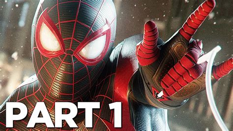 Spider Man Miles Morales Ps Walkthrough Gameplay Part Intro