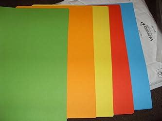 A4 80gsm Assorted Coloured Bright Paper 100 Sheets Amazon Co Uk