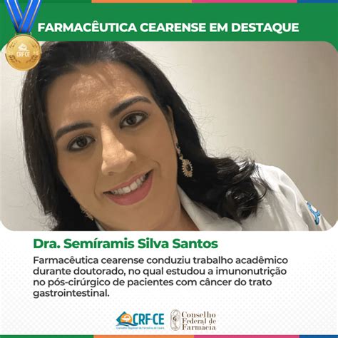 Farmac Utica Cearense Em Destaque Dra Sem Ramis Silva Apresentou