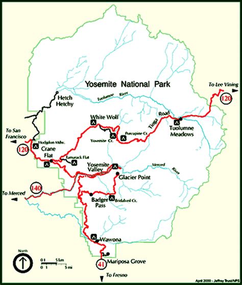 Map Of Yosemite National Park Hetch Hetchy The Valley Of Broken Promises