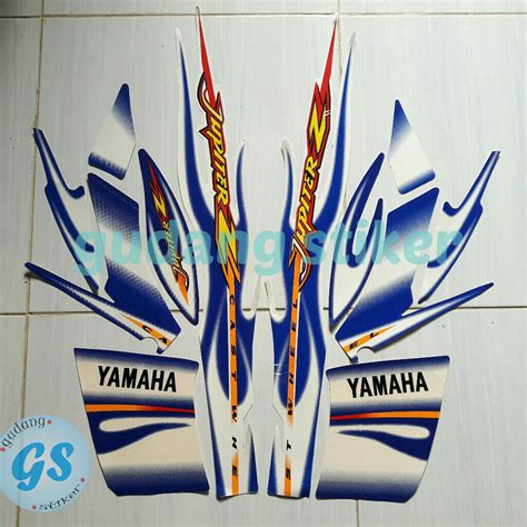 Jual Stiker Striping Lis Les Body Motor Yamaha Jupiter Z Cw Putih