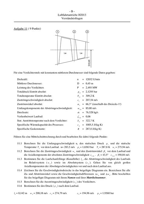 Klausur Sommersemester 2013 Fragen H2013 Aufgabe 11 9 Punkte 1 2