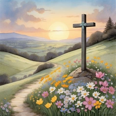 Easter Sunrise Art Free Stock Photo Public Domain Pictures