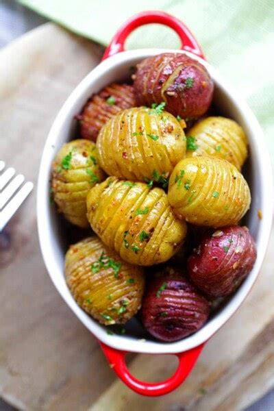 Garlic Roasted Potatoes Oven Roasted Potatoes Rasa Malaysia