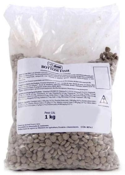 Ração Para Peixes De Fundo Alcon Bottom Fish 1 Kg Outros Pets