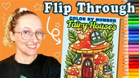 Fairy Houses Coloring Book Flip Through Alexandra Franzese Youtube