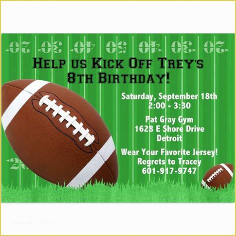 Free Printable Sports Birthday Invitation Templates