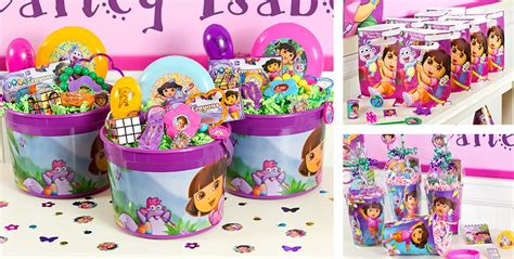 Dora The Explorer Party Favors Stickers Toys Jewelry Candy And More Party City