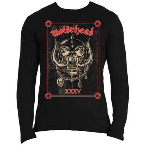 Motorhead Unisex Long Sleeved T Shirt Propaganda Anniversary Zbo