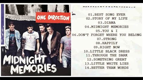 Complete list of one direction songs - lassaneedMy Site