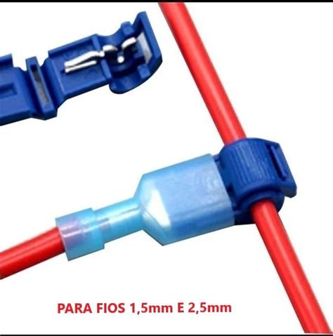 Conector T Rápido Derivação Fios 1 5 A 2 5mm 5 Pares MercadoLivre