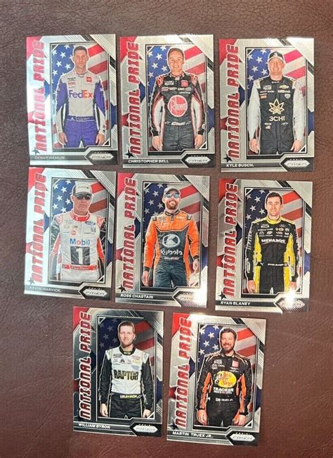 2023 Panini Prizm NASCAR Racing NATIONAL PRIDE FRACTAL Insert You