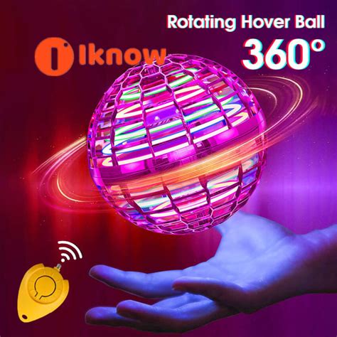 I Know Flying Orb Ball 2024 Upgraded 360 Rotating Boomerang Hover