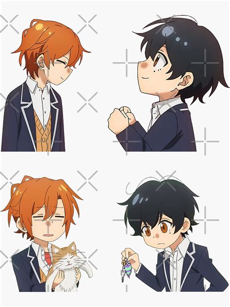 Sasaki And Miyano Pack Sticker For Sale By Neelam Redbubble