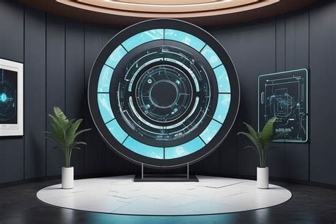 Virtual Reality Escape Room With Artistic Puzzles In A Futuristic