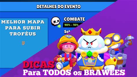 Principais Dicas Para Subir Trof Us No Mapa Mais R Pido Do Brawl Stars