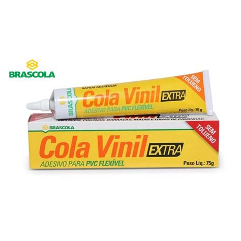 Cola Vinil Adesivo Para Pvc Flex Vel Lona B Ias Brascola Submarino