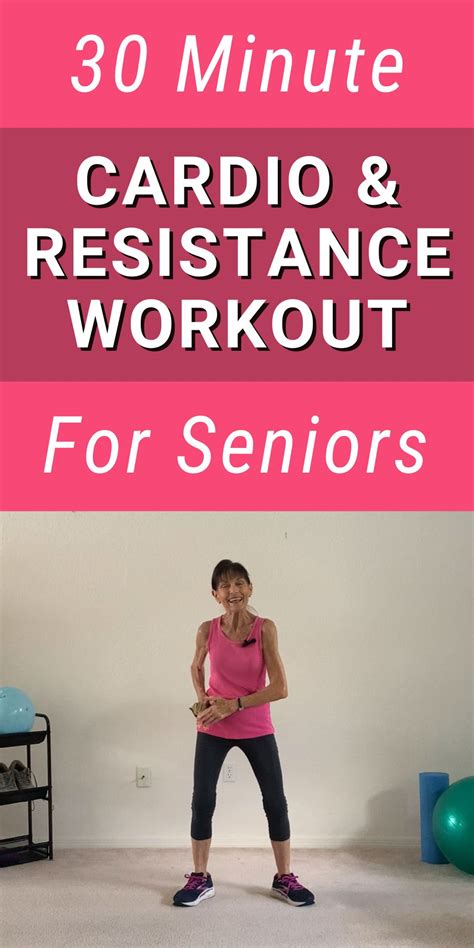 Cardio And Resistance Workout For Seniors 30 Minutes Fitness With Cindy