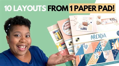 Youtube Live Part Ii Watch Me Make 10 Scrapbook Layouts From 1 Paper Pad Youtube