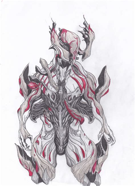 Nidus drawing i made :) - Fan Art - Warframe Forums