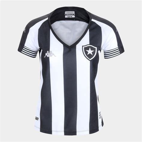 Camisa Kappa Botafogo I S N Torcedor Feminina